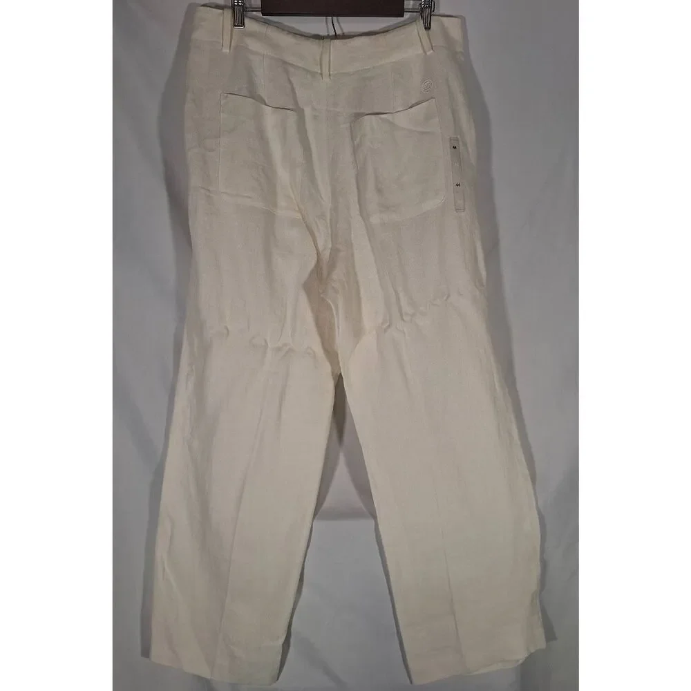 Tommy Hilfiger Mens Off-White Linen Blend‎ Dress Pants Size 44 NEW